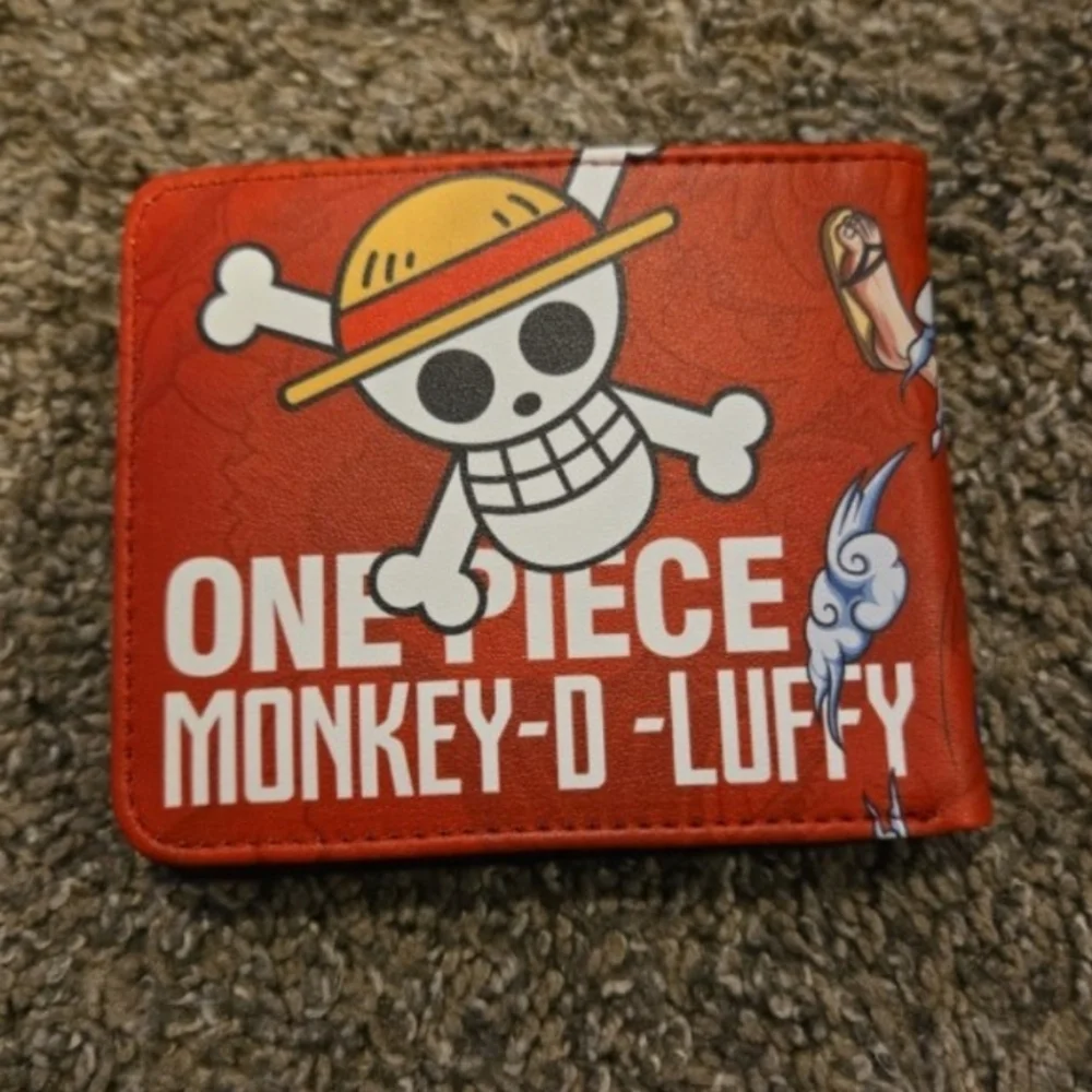 New One Piece Anime Manga Leather Wallet